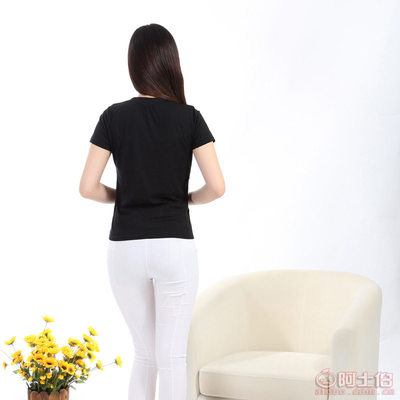 【廠家直銷2016夏季簡(jiǎn)約女士T恤學(xué)院風(fēng)百搭套頭短袖女裝批發(fā)Y30】常熟市服裝城悅衣服飾商行 - 產(chǎn)品庫(kù)