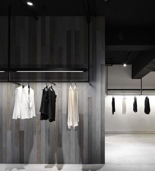 服裝展示架裝修圖片效果圖