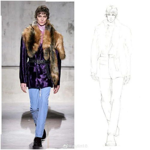 秀場臨摹服裝效果圖線稿50張合計(jì)